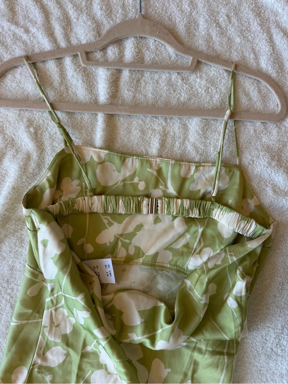 Abercrombie & Fitch Green Floral Slip Maxi Dress M
